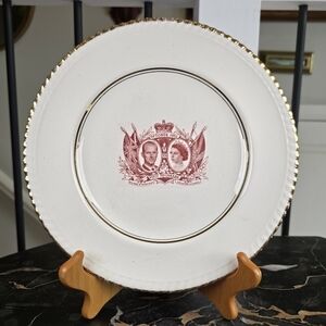 1951 Queen Elizabeth & Prince Philip Visit to Canada Commemorative Plate